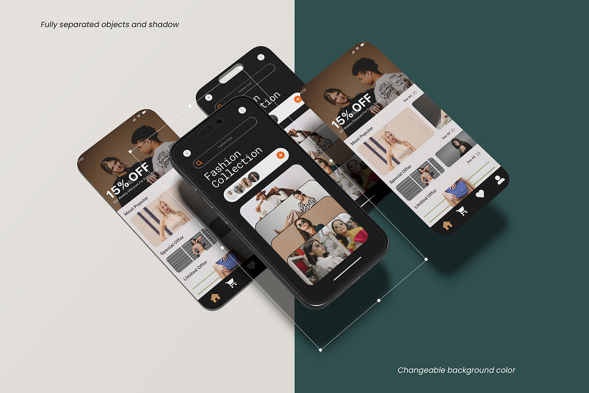 Phone Screen Presentation Mockup, an iPhone Mockup by Jestdio (Photo 4 of 16)