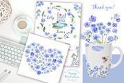 SALE! Blue Fairy Tale, a Decorative Illustration by Irina Diasli (Thumbnail 10 of 10)