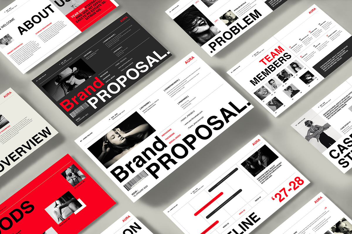 Brand Proposal Presentation Template, a Presentation Template by NorthPeak (Photo 2 of 11)