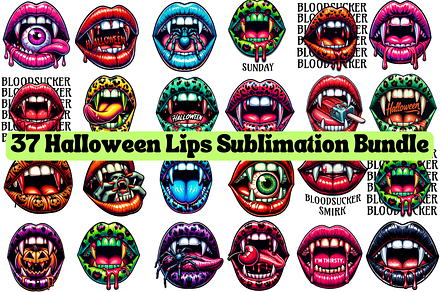 Halloween Sexy Vampire Lips Bundle