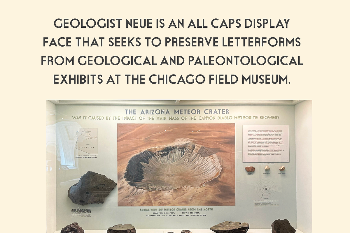 Geologist Neue - Museum Display Font, a Sans Serif Font by Jacob Waites (Photo 3 of 6)