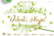 Delicate&Playful-for wedding suites, an Illustration by watercolorwild.graphics (Thumbnail 9 of 9)