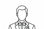 41 Wedding Event Icon Pack, an Outline Icon by adenpinkstore (Thumbnail 7 of 17)