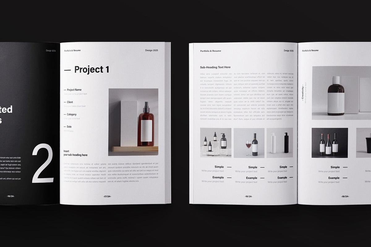Design Portfolio and Resume Template preview 8