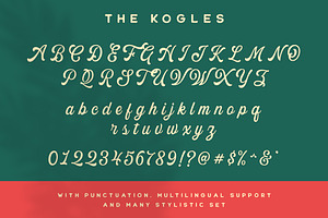 The Kogles Script Typeface