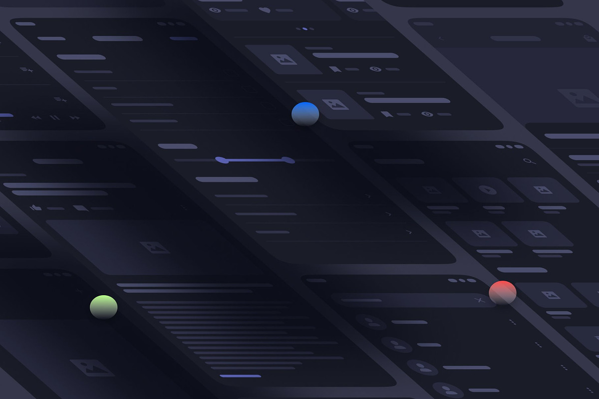Mobile app wireframe ui kit preview 4