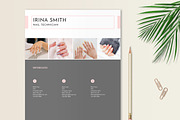 Nail Tech Resume Template, a Resume Template by Stanin Studio (Thumbnail 6 of 10)