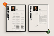Modern Resume Cover Letter Template, a Resume Template by PixelStudio (Thumbnail 1 of 4)