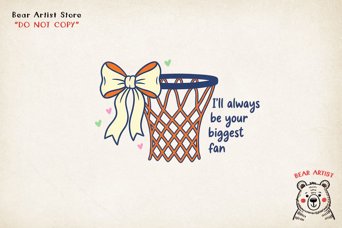 Cute Basketball Mom & Game Day, a Sport Illustration by GlitterCraft (Photo 26 of 101)