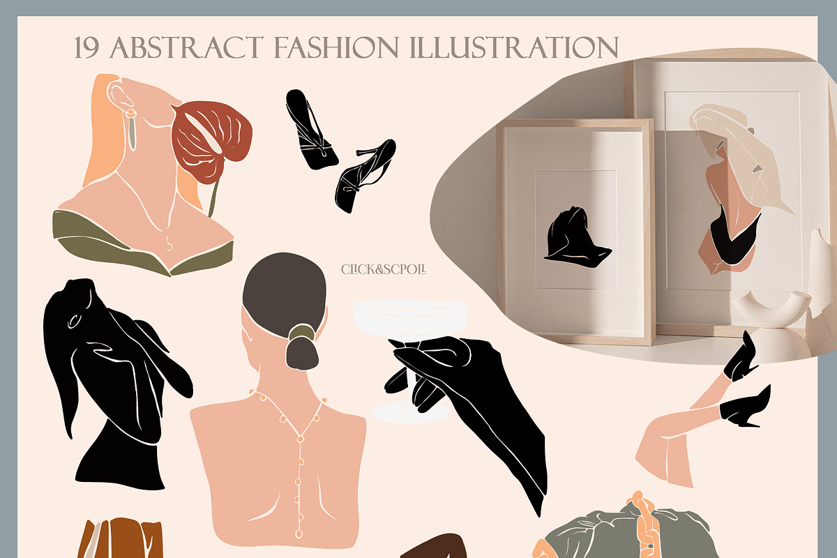 MODERN FEMALE abstract & line art, a Person Illustration by Alisha Gronska (Photo 2 of 9)