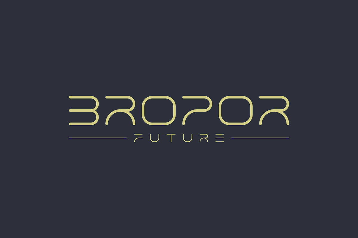 Cropasor - Modern Futuristic Typefac, a Font by Letterna (Photo 2 of 4)