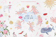 Whimsical Love Collection, an Object Illustration by Les Frolova (Thumbnail 1 of 19)