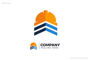 Construction Helmet Logo Template, a Branding & Logo Template by Advateik ™