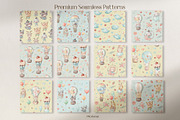 Cute woodland animals clipart., an Animal Illustration by Yuliya Art (Thumbnail 17 of 19)