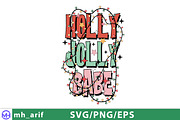Retro Holly Jolly Babe Christmas SVG, a Graphic by mh_arif (Thumbnail 1 of 4)