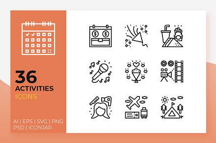 Activities Icons