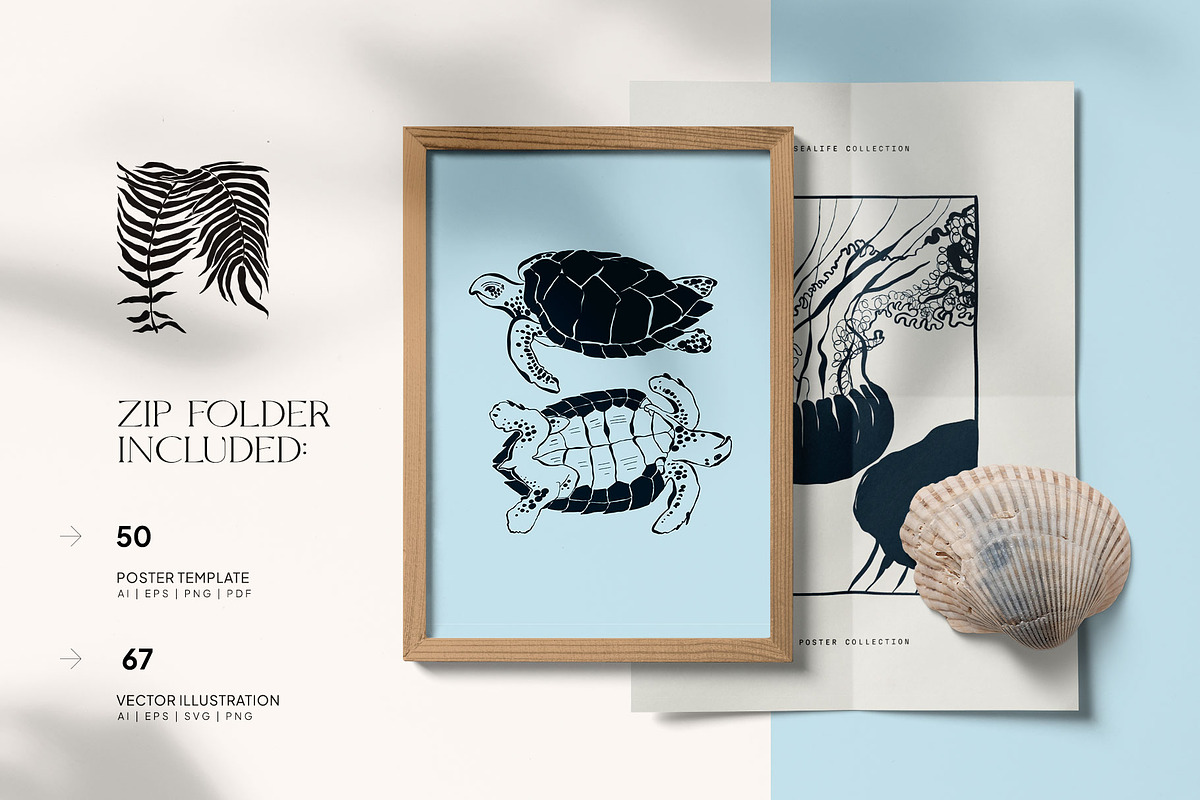 Sealife |  Poster Builder, an Object Graphic by KetteCreate (Photo 4 of 12)