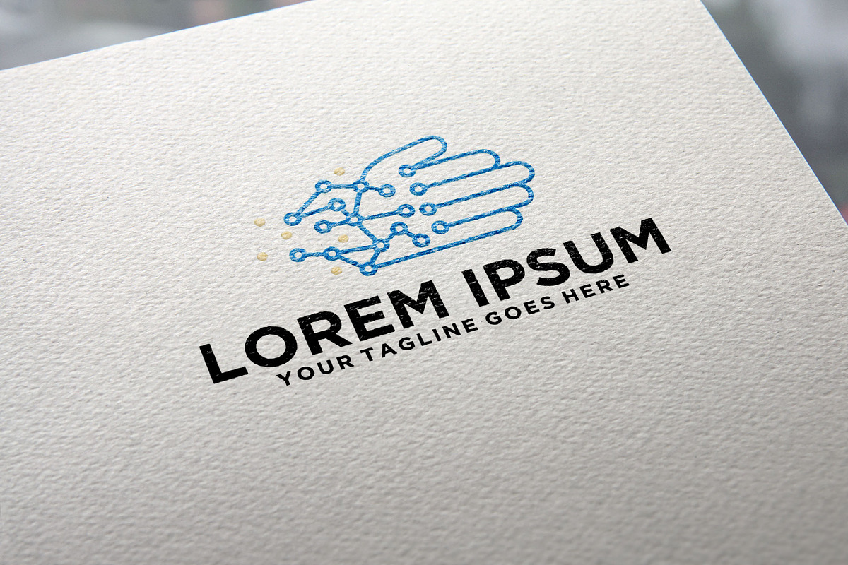 Industrial Robotization Hand logo id, a Branding & Logo Template by REDVY CREATIVE