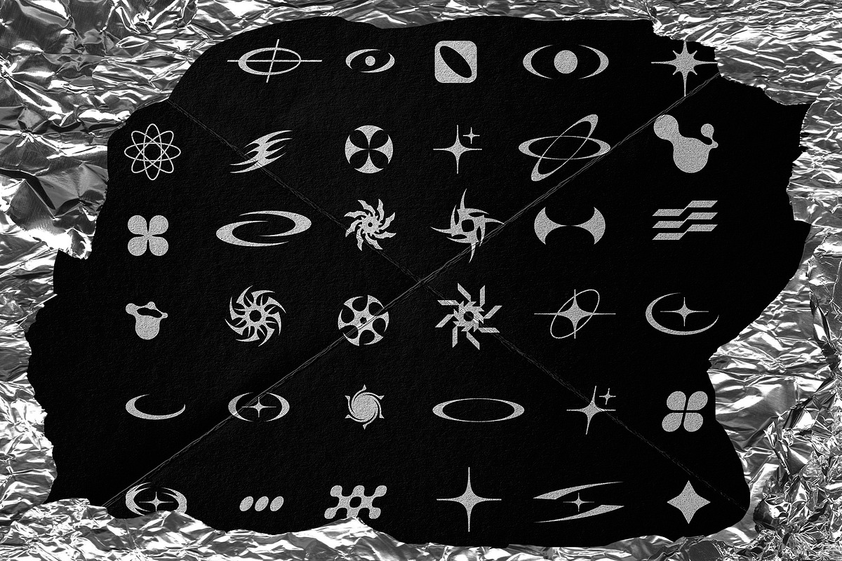 Y2K Aesthetic Shapes Vector AI , SVG, an Object Graphic by ASDF Graphics (Photo 5 of 5)