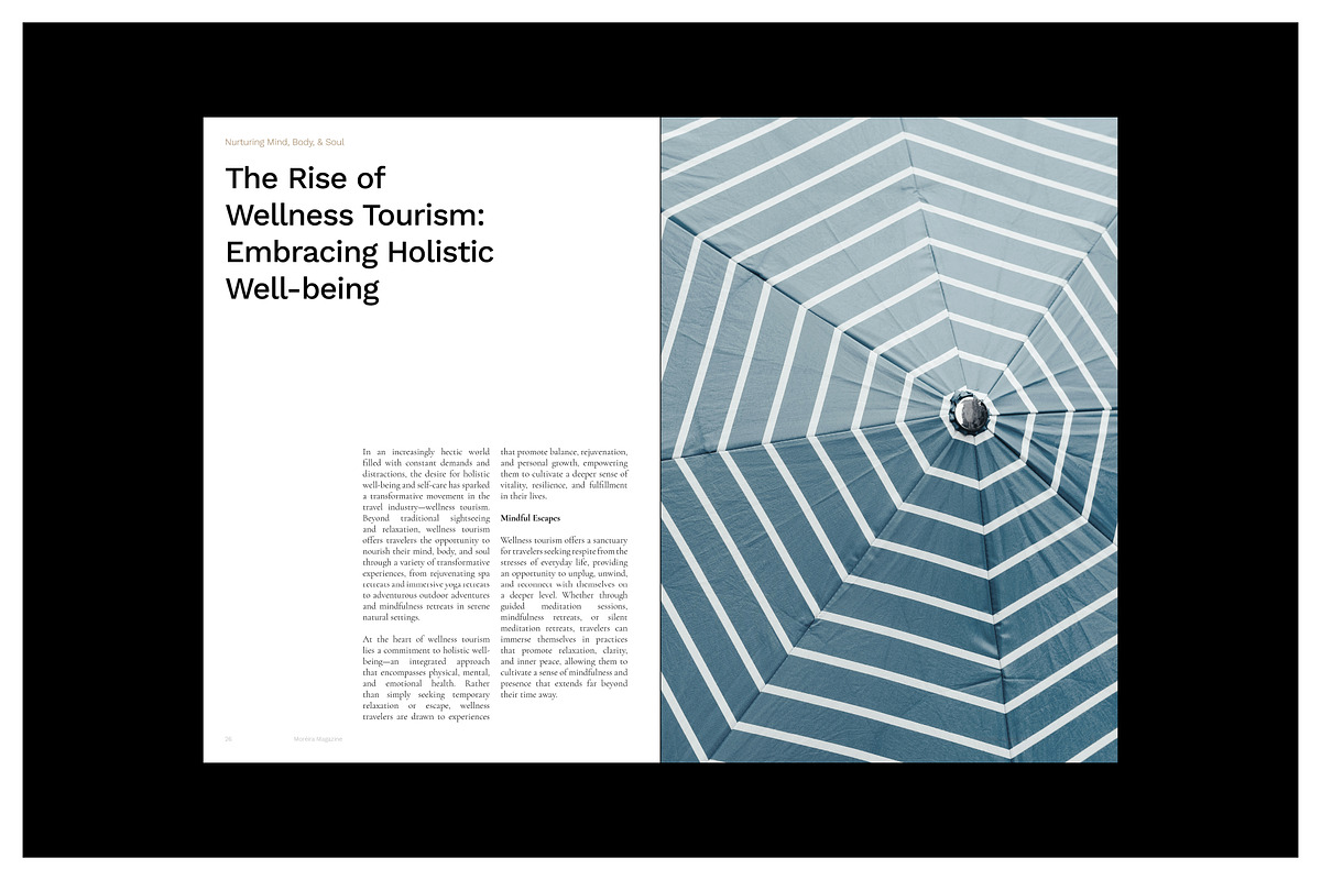 MOREIRA Travel Lifestyle Magazine, a Magazine Template by Arif Tri Ananta (Photo 10 of 13)