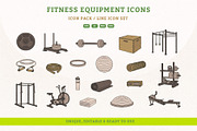 Functional Fitness Equipment Icon, an Illustration by MEANDSTUDIO (Thumbnail 1 of 5)
