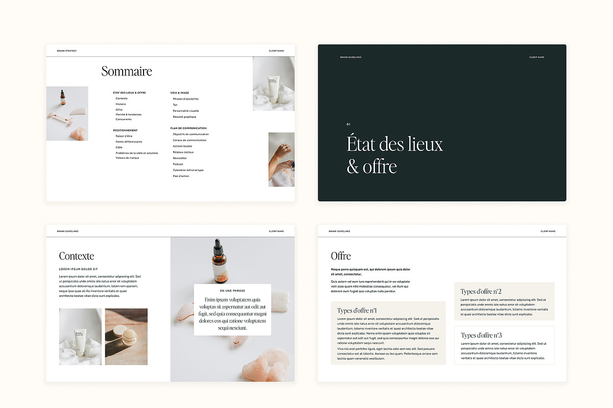 Template Stratégie de Marque, a Branding & Logo Template by MargauxQuercy (Photo 4 of 9)