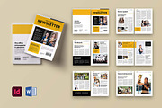 High School Simple Newsletter, a Brochure Template by UICreative (Thumbnail 1 of 5)