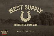 Buffalo Rider – Cowboy Display Font, a Slab Serif Font by Gassstype (Thumbnail 2 of 8)