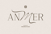 Anmer Elegant Font, a Serif Font by Hishand Studio (Thumbnail 1 of 10)