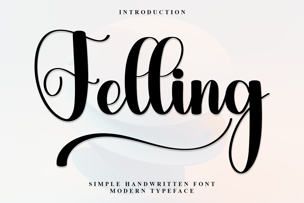 Felling, a Font by InermediaSTUDIO (Photo 1 of 7)