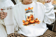 Fall Masons Jars Clipart, an Illustration by Sublimation Artist (Thumbnail 4 of 6)