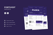 Fortivest Insurance - Invoice, a Stationery Template by Esensifiksi.studio (Thumbnail 1 of 3)