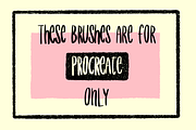 Retro Texture Brushes for Procreate, a Brush Add-On by AnniaArt (Thumbnail 6 of 6)