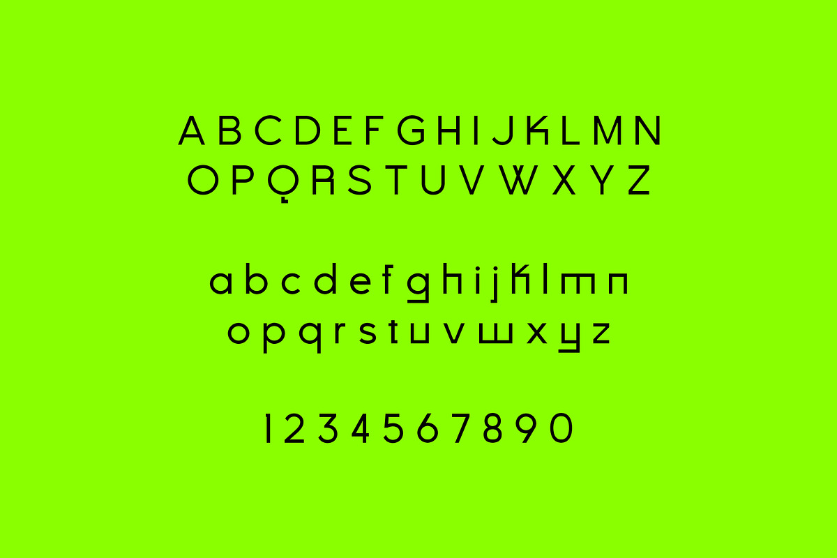 Tomahawk - Geometric & Unique Sans, a Sans Serif Font by subkulturetype (Photo 7 of 8)