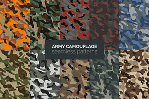 240 Camouflage Patterns Bundle