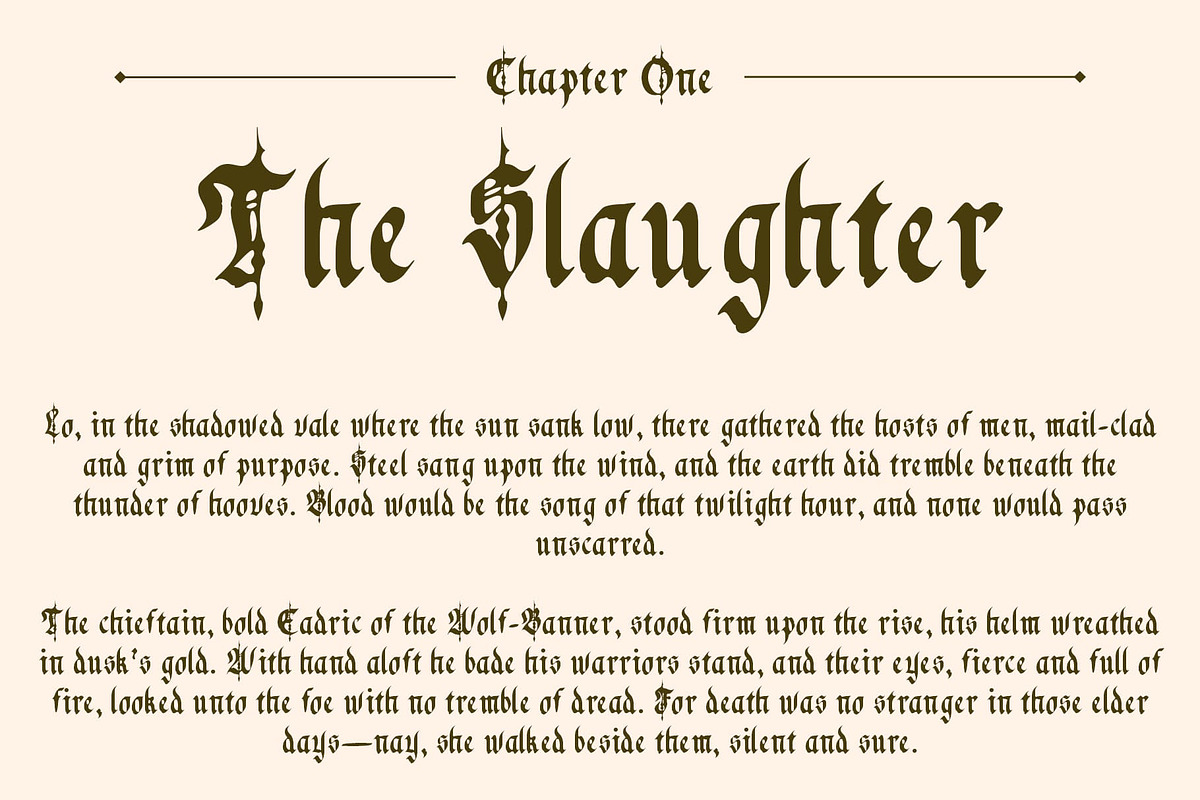 CS Lamia Drawn, a Blackletter Font by Craft Supply Co. (Photo 2 of 8)