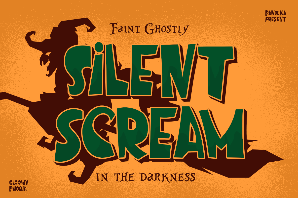 Gloomy Phobia - Horror Display Font, a Font by Pandeka Studio (Photo 7 of 12)
