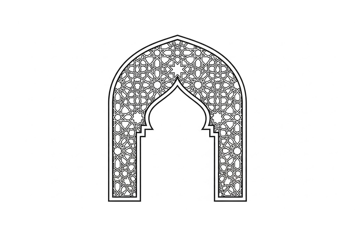 Islamic Arch Window Mandala Bundle, an Illustration by Artivon (Photo 8 of 45)