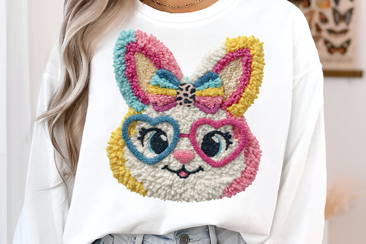 Latch Hook Easter Bunny Png Yarn, an Illustration by SinaCreation (Photo 6 of 7)