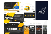 Automotive Powerpoint Template, a Presentation Template by PaperMoon (Thumbnail 3 of 4)