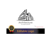 Modern Architecture Logo Template, a Branding & Logo Template by YUDesignStore (Thumbnail 2 of 8)