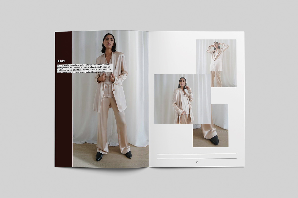 Minimal Fashion Catalog - LILY, a Magazine Template by OpulentStu (Photo 4 of 6)