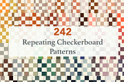 Seamless Checkerboard Mega Bundle, a Pattern Graphic by Jo-Lou Design (Thumbnail 1 of 6)