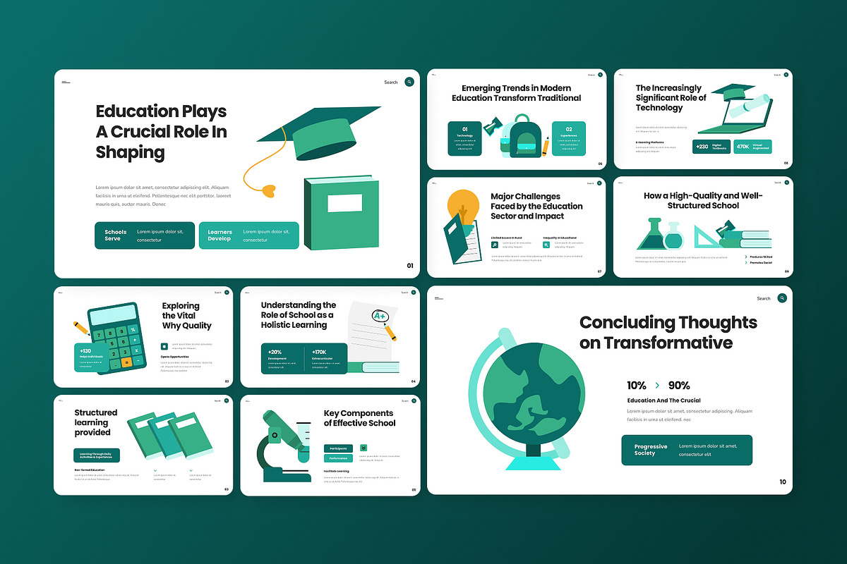 Education and School PowerPoint, a Presentation Template by Antstheme (Photo 4 of 4)