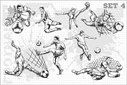 Soccer labels + 30 players, an Illustration by Digital-Clipart (Thumbnail 5 of 5)