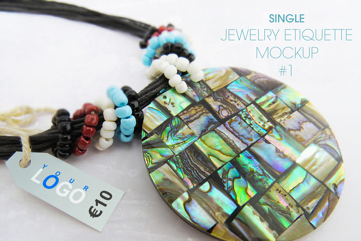 Single Jewelry Etiquette Mockup 1, a Mockup by LuisFaus (Photo 2 of 2)
