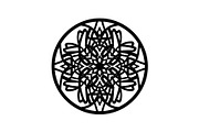 Mandala Circle Ornament Vector Bundl, an Illustration by Gaye Art (Thumbnail 28 of 51)