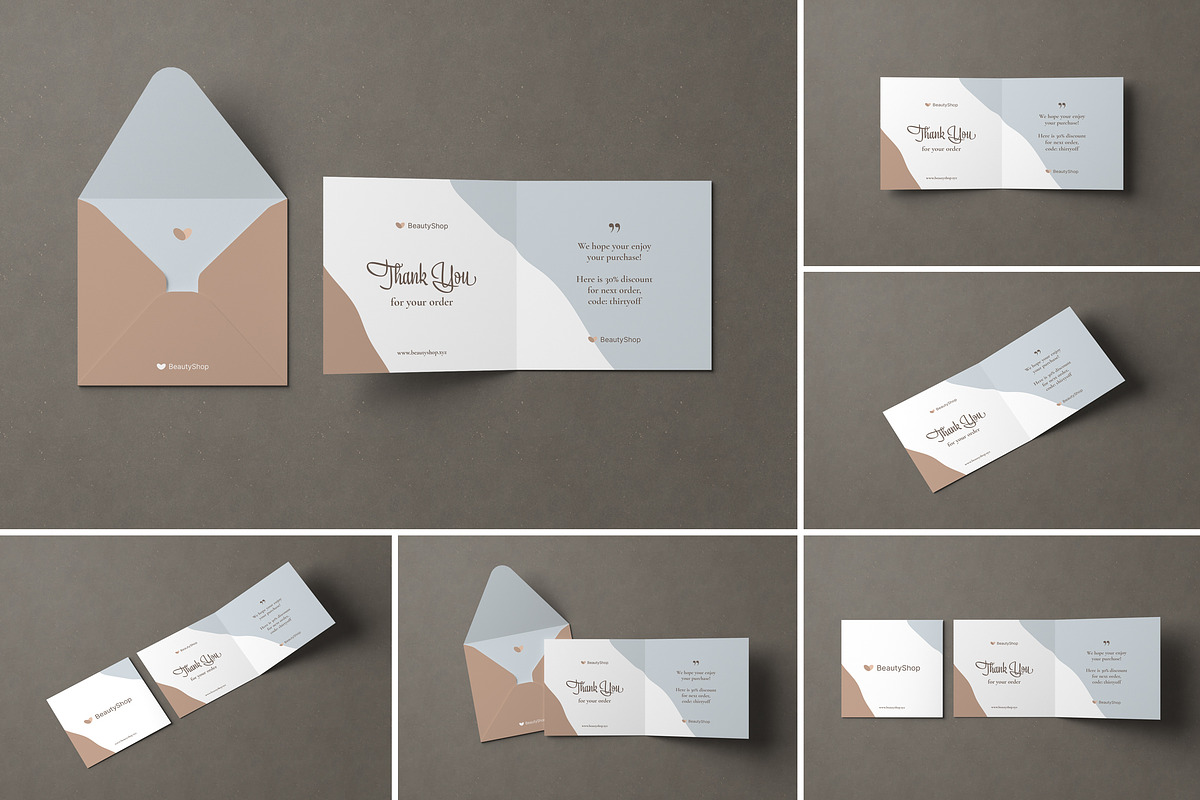 Square Invitation and Greeting Card, a Print Template by artimasa (Photo 1 of 7)