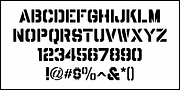 Chamfer Stencil Sans JNL, a Sans Serif Font by Jeff Levine Fonts (Thumbnail 3 of 5)