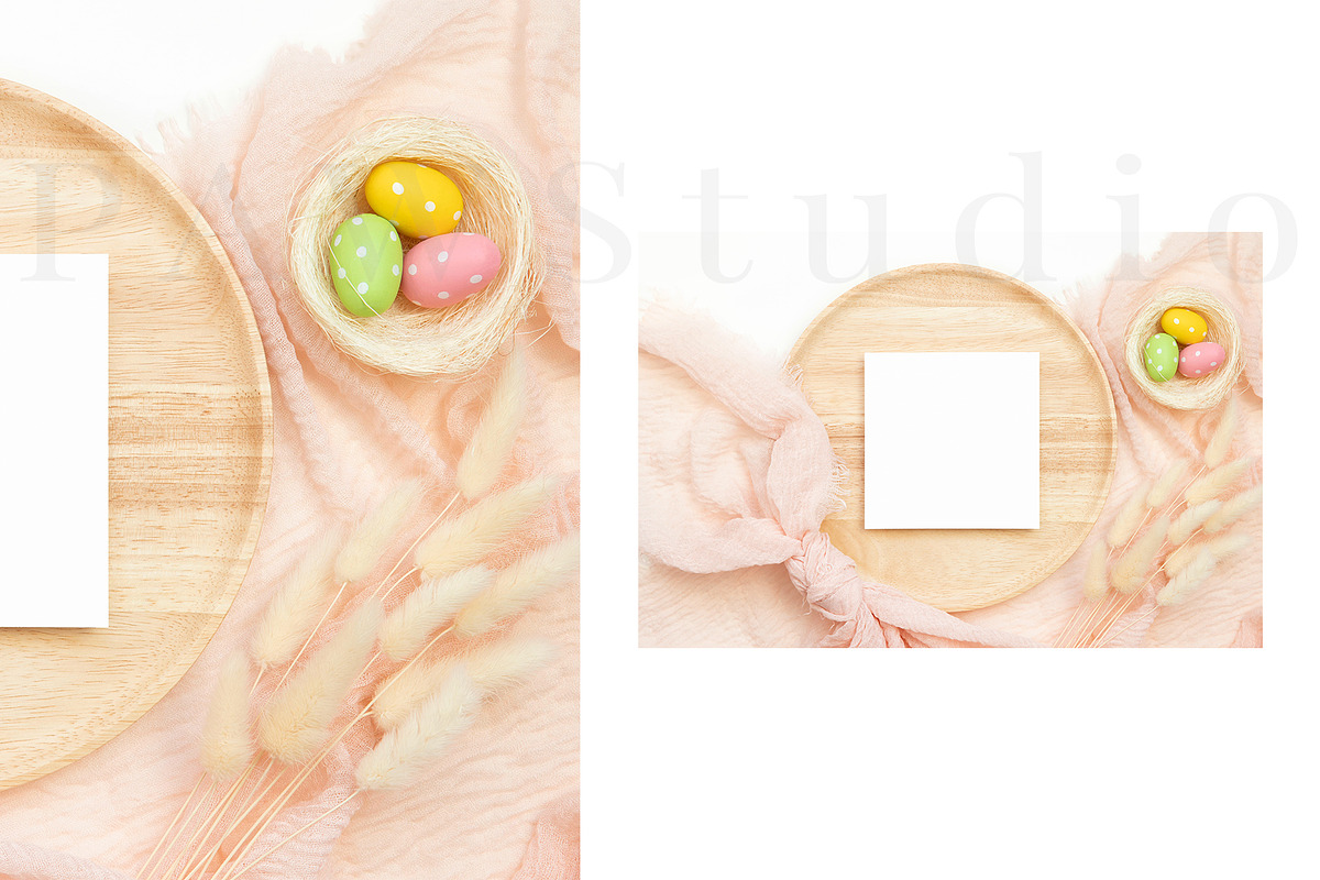 Card Mockup 5x5 Square c Greeting, a Print Template by PawMockups (Photo 3 of 9)
